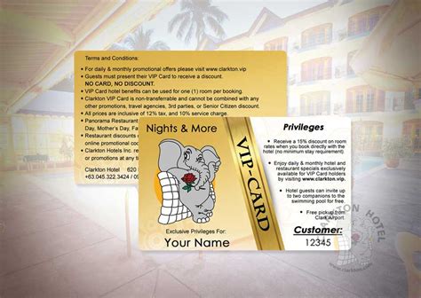 hotel vip card ph